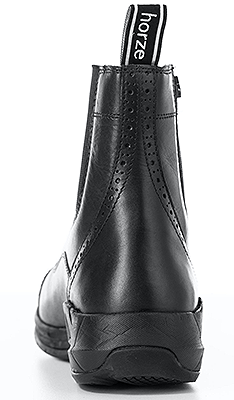 Horze Wicklow Womens Front Zip Paddock Boots - Black