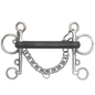 Centaur® Stainless Steel Hard Rubber Mullen Mouth Pelham