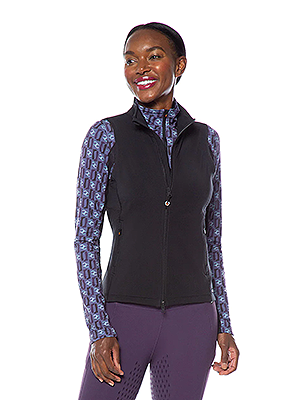 Kerrits Transition Stretch Fleece Vest - Black
