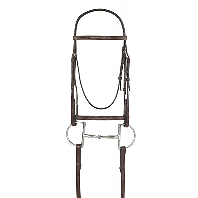Camelot™ Raised Fancy Stitch Snaffle Bridle