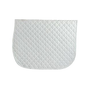 Lettia Dressage Baby Pad White w/White Trim w/ Girth Loops & Wither Relief