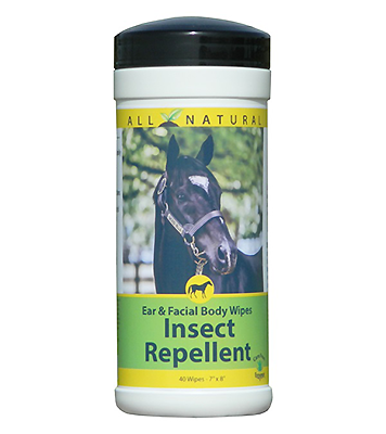 Carefree Enzymes Ear &amp; Facial Body Wipes Insect Repellent for Horses