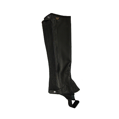 Ovation® Pro Top Grain Half Chap - Ladies' - Black