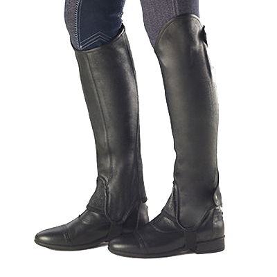 English Riding Supply Precise Fit Leather Half Chaps Ladies'