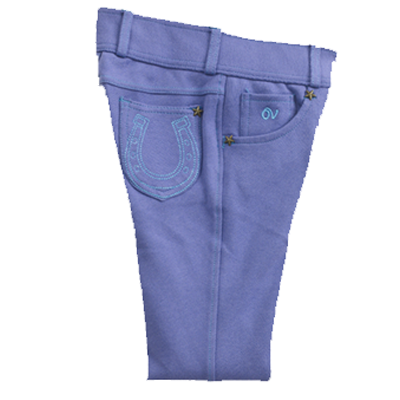 Ovation® Pull-On Knee Patch Horseshoe Tight - Child's