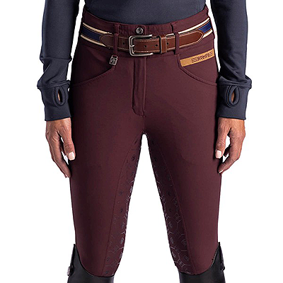 Romfh® Isabella Full Grip Breeches - Dark Raisin