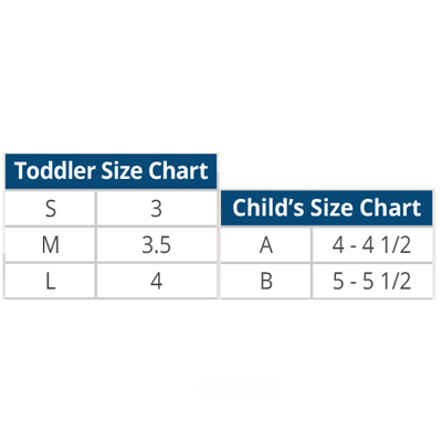Ovation® PerformerZ Show Gloves- Child's Size Chart