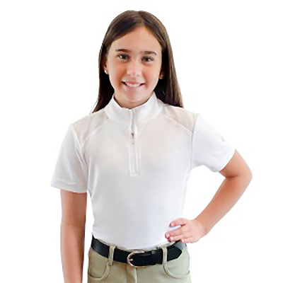 Signature Performance Shirt- Childs Short Sleeve Ovation - White