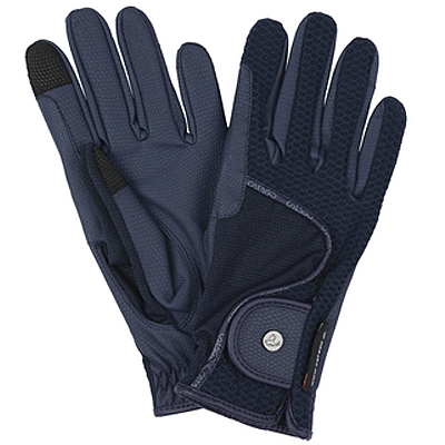 Catago Equestrian FirTech Mesh Summer Show Glove-Navy