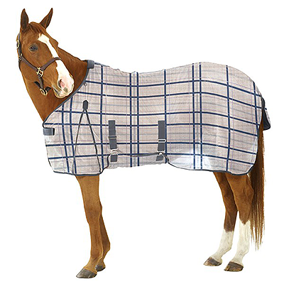 Pessoa Fly Sheet w/ Belly Cover - Summer Storm Plaid
