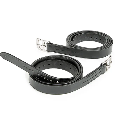 Shires Aviemore Curved Buckle Stirrup Leathers - Havana