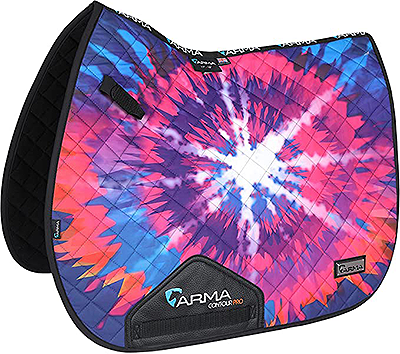 Shires ARMA Sport XC Saddle Pad-Pink Tie Dye