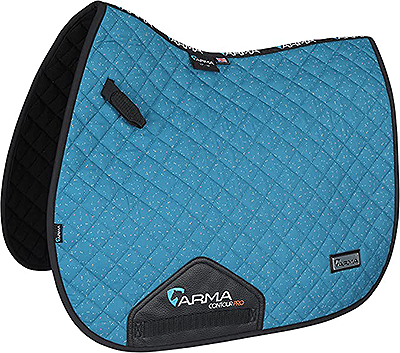 Shires ARMA Sport XC Saddle Pad - Teal Ditsy