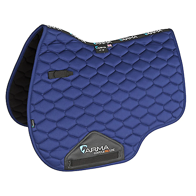 Shires ARMA Luxe Cotton Saddle Pad - Navy