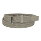 Beige CTM® Kids' Elastic Braided Stretch Belt