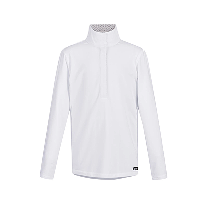 Kerrits Kids Winter Circuit Long Sleeve Show Shirt-White