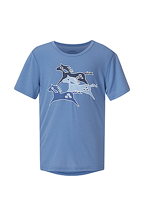 Kerrits Kids Painted Horse Tee - Lake