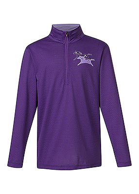 Kerrits Kids Always Cool Ice Fil® Long Sleeve Shirt – Solid - Iris
