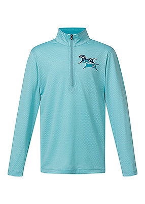 Kerrits Kids Always Cool Ice Fil® Long Sleeve Shirt – Solid - Topaz