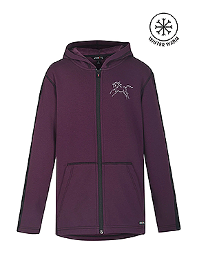 Kerrits Kids Horse Sense Fleece Hoodie - Raisin