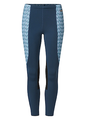 Kerrits Kids Performance Knee Patch Tight - Lagoon/Peacock Iron Bouquet