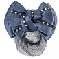 HKM Hair Net with Imitation Diamonds-Deep Blue
