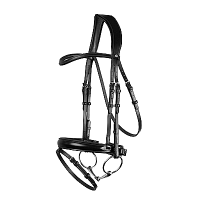 House of Montar Normandie bridle in black leather