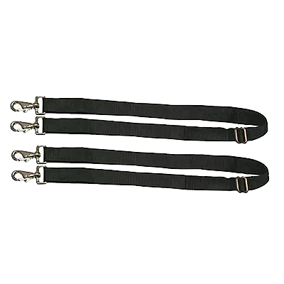 Weatherbeeta Replacement Elastic Leg Strap 2 Snaps - Black