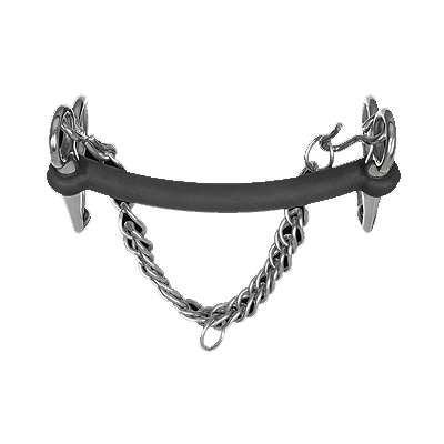 Waldhausen Anatomic Rubber Pelham Bit