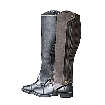 RHC Deluxe Leather Half Chaps