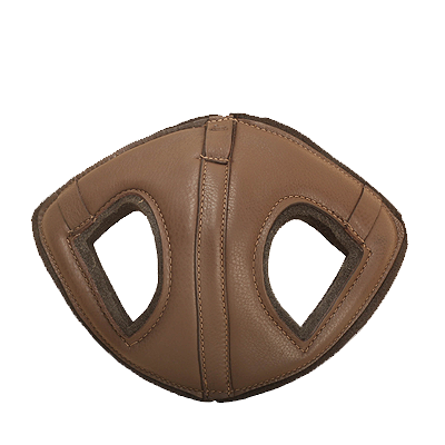 Tory Leather Heavy Leather Head Bumper - Brown