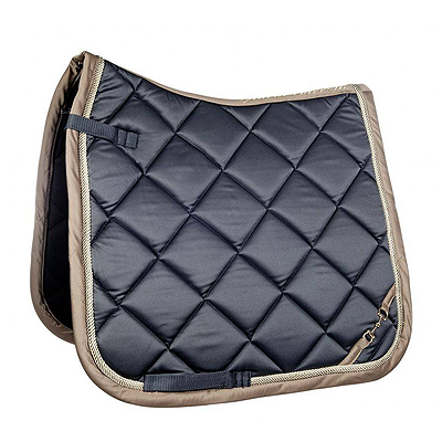 HKM Saddle Pad -Golden Gate Bit-Deep Grey