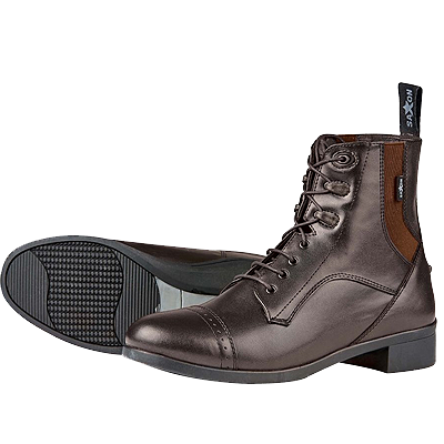 Saxon Syntovia Lace Paddock Boots-Brown