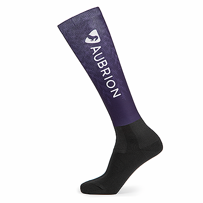 Aubrion Hyde Park Socks – Girls - Lavender Leaf