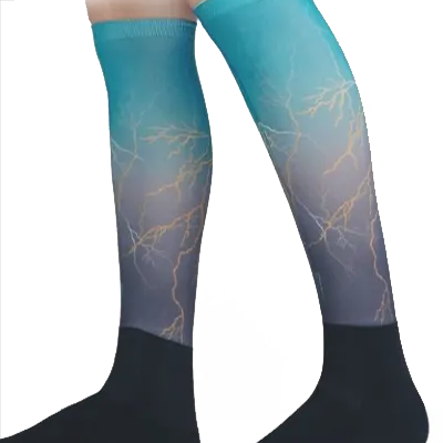 teal lightening Aubrion Hyde Park Socks