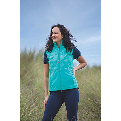 Aubrion Vale Light Vest-Aqua