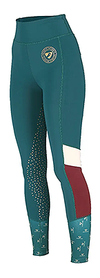 Aubrion Eastcote Riding Tights - Dark Green