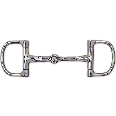 Toklat Stainless Steel Slow Twist Snaffle Dee - 3" Rings