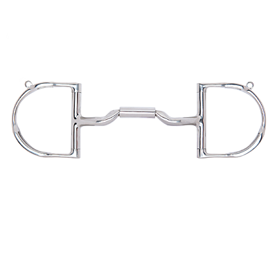 Myler 3 3/8" Medium Dee with Hooks with Mullen Low Port Barrel MB 06