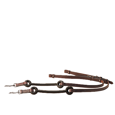 Tory Leather Dog Bone Side Reins - Havana