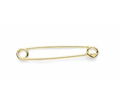 Shires Plain Gold-Plated Stock Pin
