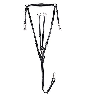 Waldhausen X-Line Breastplate with Bridge - Black