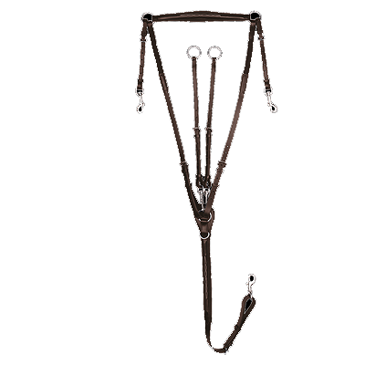 Waldhausen X-Line Breastplate with Bridge - Brown