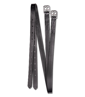 Waldhausen Stirrup Leathers, X-Line - Black