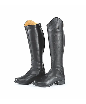 Shires Equestrian Moretta Gianna Leather Riding Boots - Black