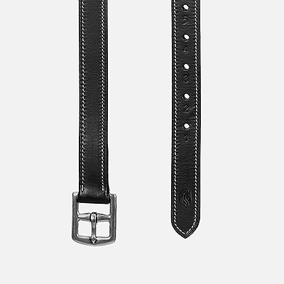 Equinavia Valkyrie Covered Dressage Stirrup Leathers - Black
