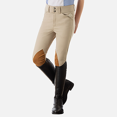 Equinavia Tuva Kids Show Knee Patch Breeches – Tan