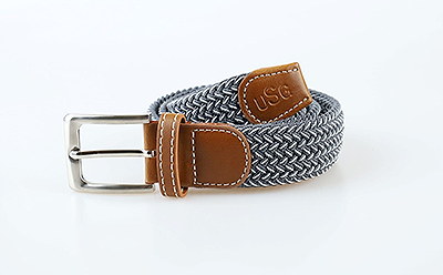 USG Breezy Casual Belts - Grey White