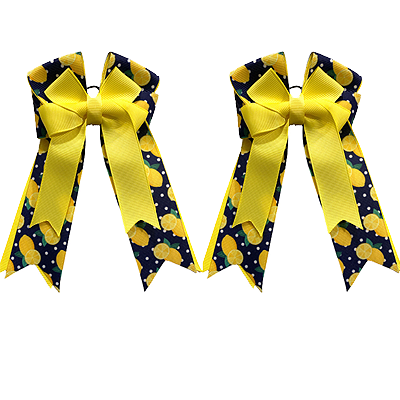 Belle & Bow Equestrian Bows - Lemons