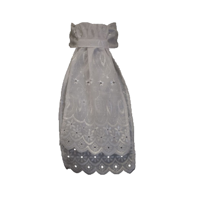 RHC Equestrian Embroidered Eyelet Pre-Tied Stock Tie